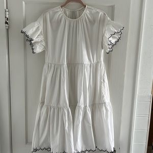 Ulla Johnson white cotton dress